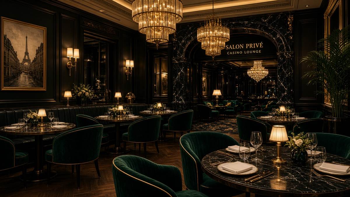 Ambiance élégante du restaurant Caperella